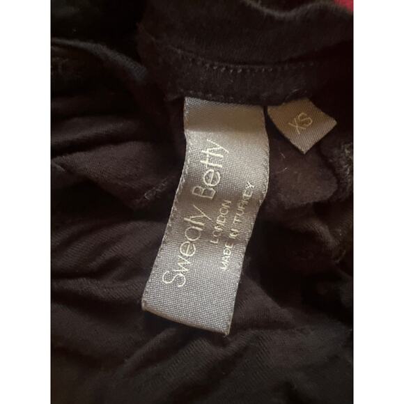 Women XS Sweaty Betty Easy Peazy Vest Black Tank Top Sleeveless Breathable - Picture 6 of 6